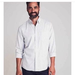 Faherty Brand stretch oxford XL - Grey